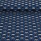 Preview: Viskosejersey Crepe Augen Wellen abstrakt blau - FVJ